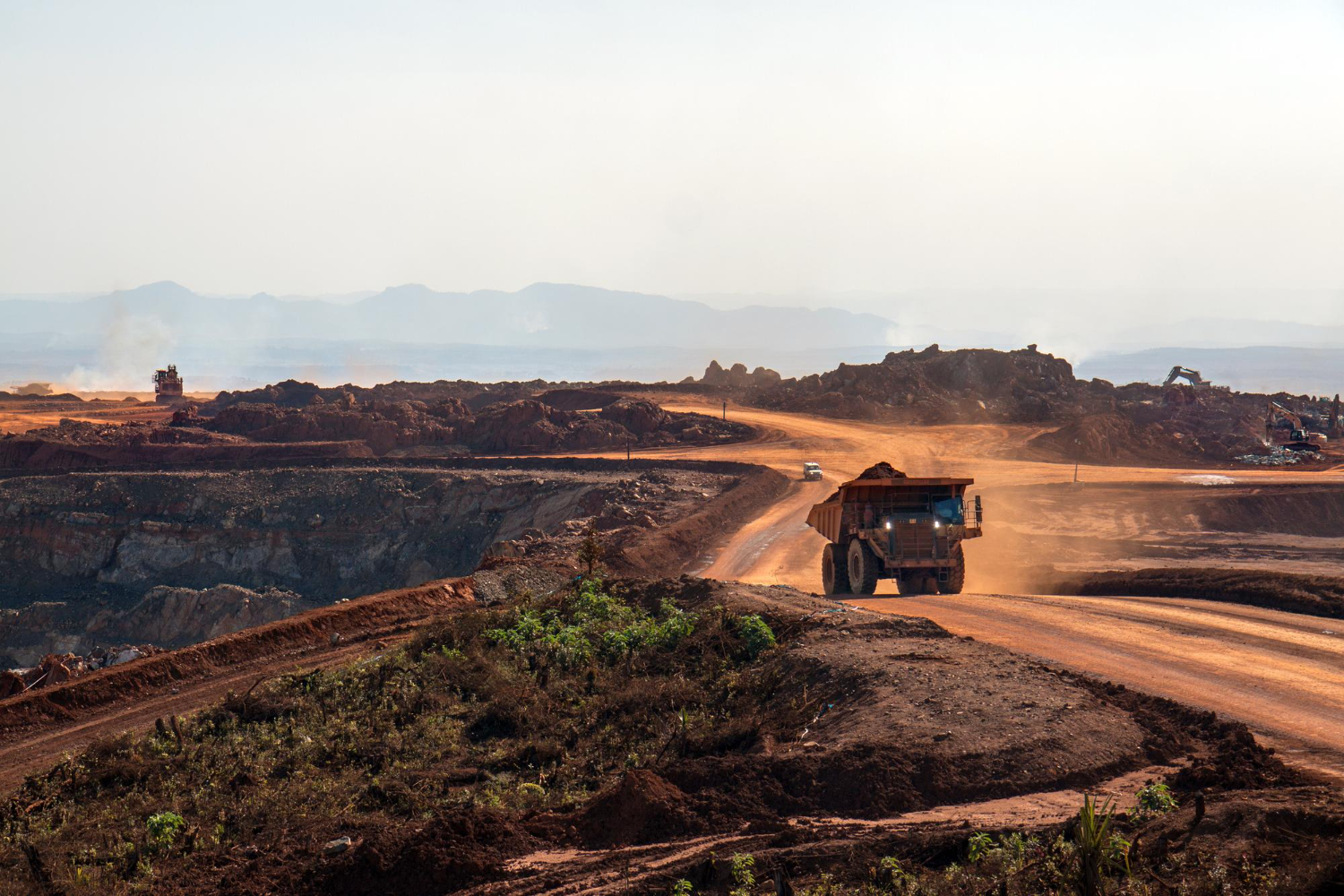 Open-pit mining operation representing investment opportunities in Zambia